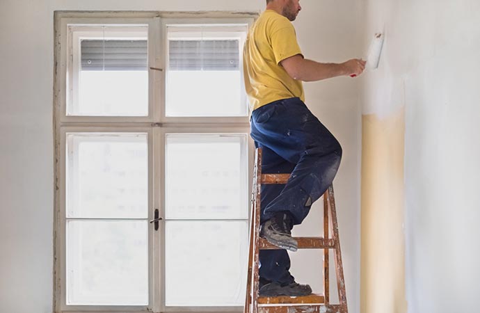 Interior painting services for commercial properties.