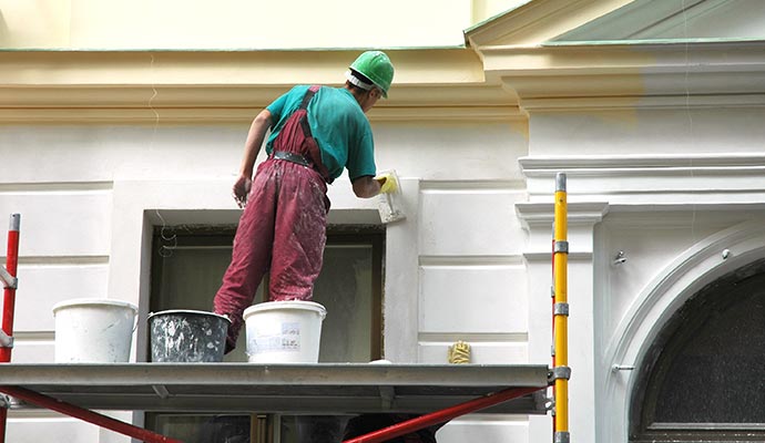 exterior painting professionally