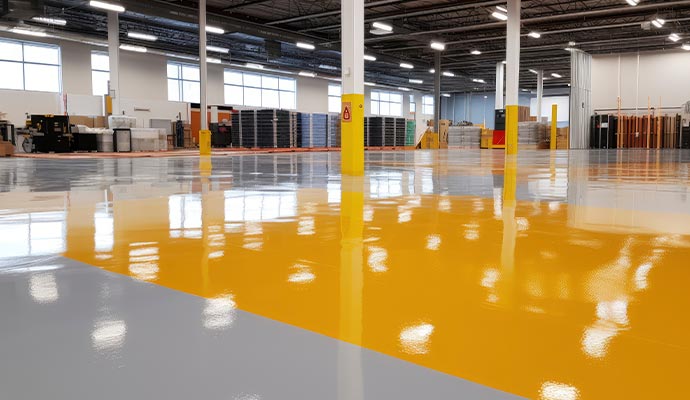 warehouse fresh coat paint