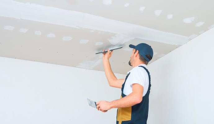 Drywall repair ceiling