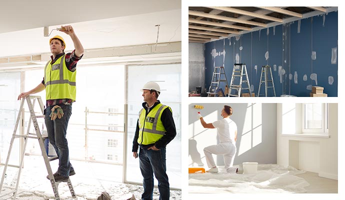 Commercial interior painting services enhancing spaces.