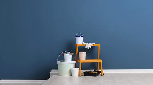 matte painted wall