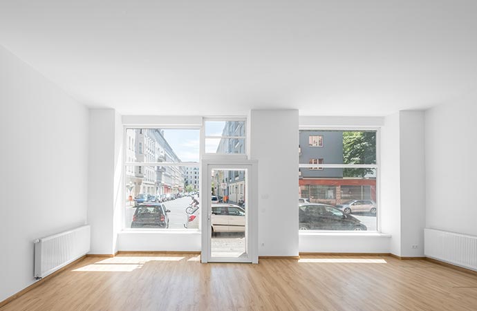 Professional painting service for retail stores.